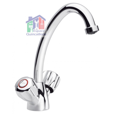 Mélangeur lavabo SALAKTA chrome pour salle de bain