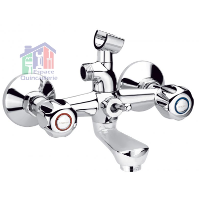 Mélangeur bain-douche SALAKTA avec inverseur et bec