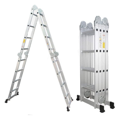 Échelle multifonction 4 plans de 4 marches pliée