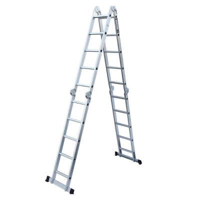 Échelle 4 plans de 5 marches en position escabeau