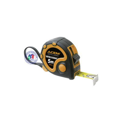 Mètre ruban 5m ACEM roulette de mesure ronde