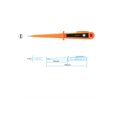 Utilisation du tournevis contrôleur de tension ACEM sur une prise